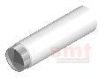 Rundrohr D28x1,0 ST/PE weiss - 0,73Kg - ab 3,17€