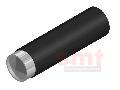 Rundrohr D28x1,2 ST/ESD schwarz - 0,84Kg - ab 4,26€